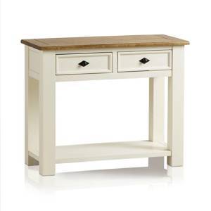 Bàn console 2 ngăn kéo Shutter gỗ sồi