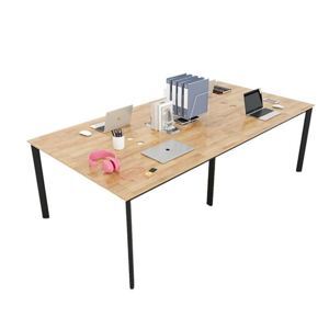 Bàn cụm 4 240x120 hệ Oval Concept lắp ráp HBOV013