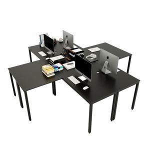 Bàn cụm 4 góc chữ L nối tiếp UConcept HBUC028