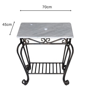 Bàn để chậu rửa bằng sắt Kanly FP04