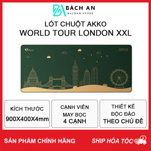Bàn di AKKO World Tour London XXL