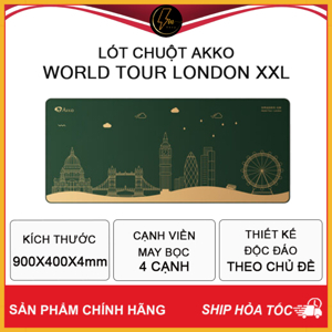 Bàn di AKKO World Tour London XXL