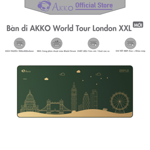 Bàn di AKKO World Tour London XXL