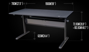 Bàn Gaming Thermaltake Level 20 GT BattleStation Gaming Desk