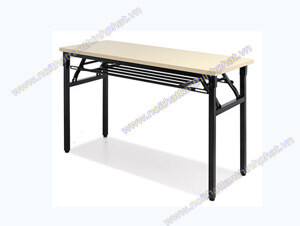 Bàn gấp khung sắt Nội Thất 190 có ngăn BGA12K