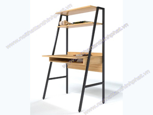 Bàn học có kệ sách liền bàn BGK03