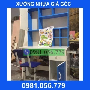 Bàn học sinh liền giá nhựa cao cấp Đài Loan