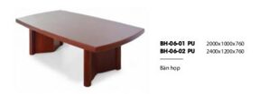 Bàn họp gỗ Xuân hòa  BH-06-02PU