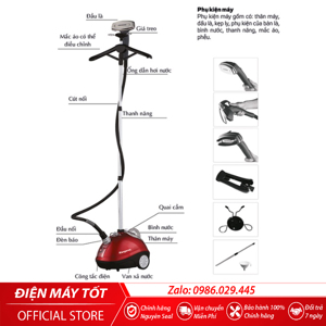 Bàn là hơi nước kiểu đứng Kangaroo KG758
