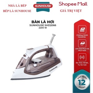 Bàn là hơi nước Sunhouse SHD2066 2000W