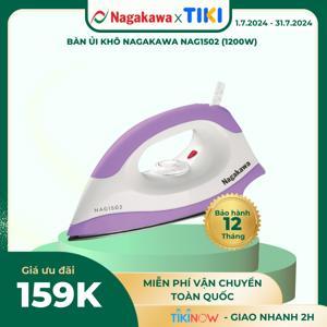 Bàn là khô Nagakawa NAG1502 - 1200W