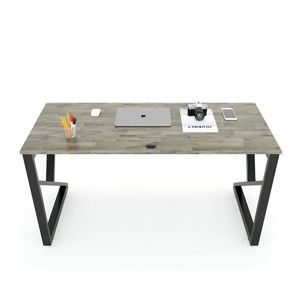 Bàn làm việc 140x60cm KConcept chân sắt lắp ráp HBKC003
