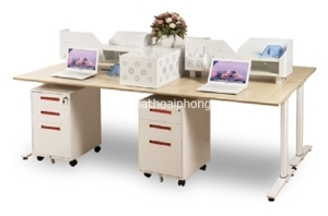 Bàn làm việc 4 chỗ Hòa Phát UNMD01CS3