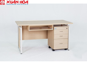 Bàn làm việc Xuân Hòa BVP-13-00H - chân sắt