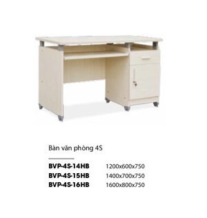 Bàn làm việc văn phòng BVP-4S-16HB