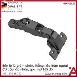 Bản lề  165 độ trùm ngoài màu đen 315.28.750