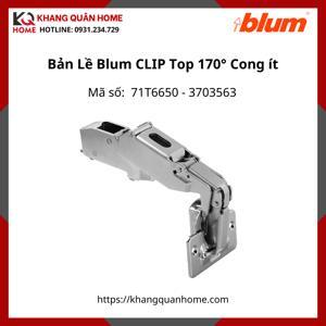 Bản lề CLIP top góc mở 170° dành cho ứng dụng góc mở rộng Blum 71T6650