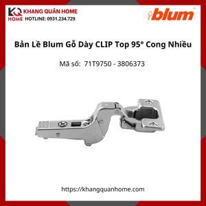 Bản lề CLIP top góc mở 95° dành cho cửa dày 24 - 32mm Blum 71T9750