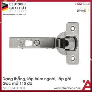 Bản lề giảm chấn Hafele – loại thẳng  334.00.001