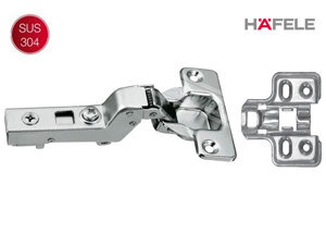 Bản lề giảm chấn Inox lọt lòng Hafele 483.01.722