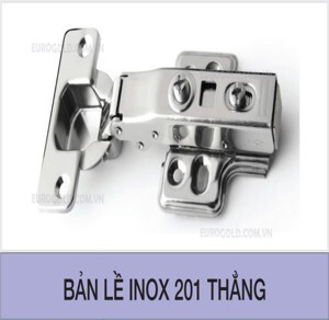 Bản lề inox 201 thẳng Eurogold WS01