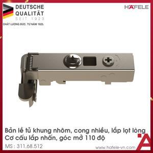 Bản lề khung nhôm cong nhiều  màu sáng 311.68.512