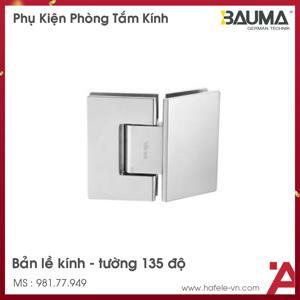 Bản lề kính-kính 135 độ Bauma Hafele 981.77.949