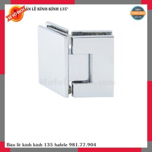 Bản lề kính kính 135 Hafele 981.77.904