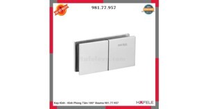 Bản lề kính tường 180 độ Hafele 981.77.957