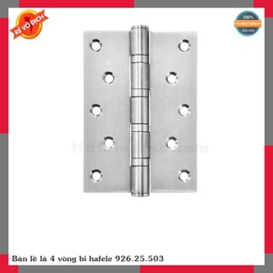 Bản lề lá 4 vòng bi inox mờ Hafele 926.25.503