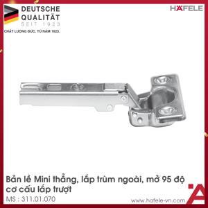 Bản lề Metalla mini trùm ngoài Hafele 311.01.070
