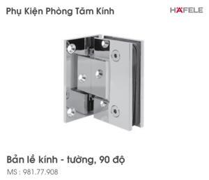 Bản lề phòng tắm kính 90º Hafele 981.77.908