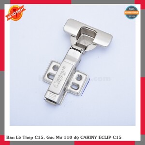 Bản lề thép góc mở 110 độ Cariny Eclip C15