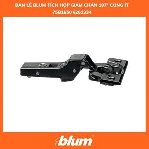 Bản lề tích hợp giảm chấn góc mở 107° - trùm nửa Blum 75B1650