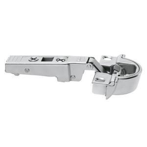 Bản lề tích hợp giảm chấn góc mở 95° dành cho cửa khung nhôm Blum 71B950A (Niken)