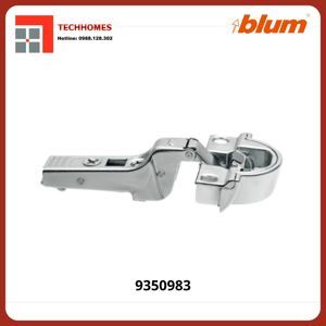 Bản lề tích hợp giảm chấn góc mở 95° dành cho cửa khung nhôm Blum 71B960A (Niken)