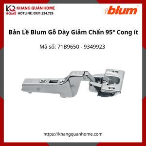 Bản lề tích hợp giảm chấn góc mở 95°dành cho cửa dày 24 - 32mm Blum 71B9650