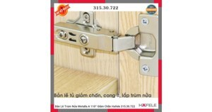 Bản lề tiêu chuẩn giảm chấn 315.30.722