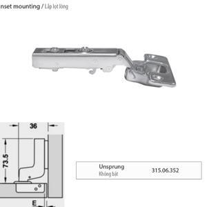 Bản lề tủ bếp Hafele 315.06.352