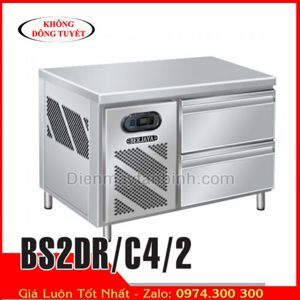 Bàn mát inox Berjaya BS2DR/C4/2 dài 1,2m