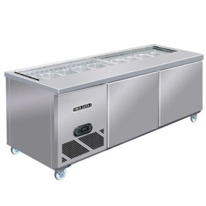 Bàn mát Salad 2 cánh Berjaya BS2D/SSCF6/Z