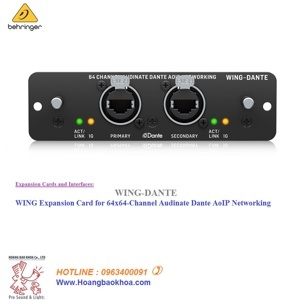 Bàn mixer Behringer Wing - Dante Digital