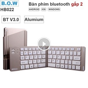 Bàn phím Bluetooth HB022 dùng cho điện thoại, máy tính bảng, laptop...