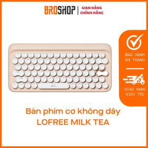 Bàn phím cơ Bluetooth Lofree Milk Tea