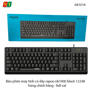 Bàn phím có dây Rapoo NK1900 USB