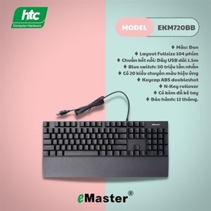 Bàn phím cơ Emaster EKM720BB