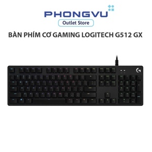 Bàn phím cơ Logitech G512 GX Red Linear (920-009372)