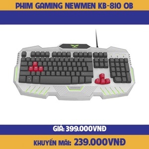 Bàn phím game có dây Newmen KB810 Led