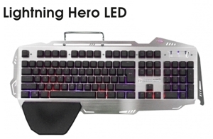 Bàn phím giả cơ Lightning led hero