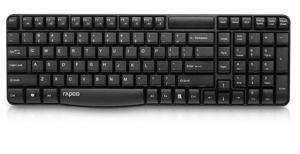 Bàn phím Rapoo E1050 - Không dây, 2.4 GHZ